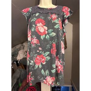 Torrid Floral Flowy Top size 1